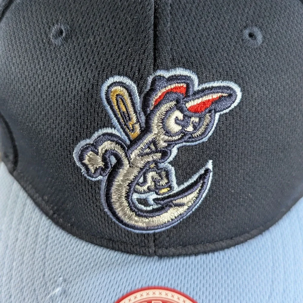OC Sports Kids Corpus Christi Hooks MiLB Baseball Hat Youth Navy Blue Light Blue
